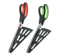 FELTECHELECTR 2 Pezzi Forbici Pizza in Acciaio Inox Multifunzionali con Tagliapizza Staccabile e Paletta Forbici Cucina Robuste con Lama Affilata per Taglio Preciso e Lavabili in Lavastoviglie