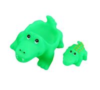 FELTECHELECTR 2 pezzi Giocattoli da Bagno Coccodrillo Squeaky per Decorazioni per Stanza e Giochi Acqua Sicuri con Morbido per Vasca e Piscina