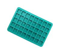 FELTECHELECTR 2 pezzi Stampi in Silicone per Biscotti e Cioccolatini Cavità Quadrate Resistenti al Calore per Dolci da Te per Caramelle Fondente e Decorazioni Torte
