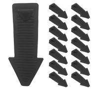 FELTECHELECTR 20 Pezzi Cuneo Fermaporta in Pvc Antiscivolo Installazione Semplice, Design Moderno e Compatto per Bloccare Porte Interne e Garantire Sicurezza in Casa