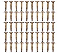 FELTECHELECTR 200pezzi Fermacampioni a Forma Rotonda in Ferro Colore Oro per Scrapbooking e Creazioni DIY Design Liscio e Facile da Inserire per Fissare Foto e Biglietti
