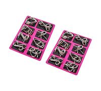 FELTECHELECTR 2sets Giocattoli Intelligenti Disentanglement Puzzle Interlock Per Ragazzi e Ragazze Sfide Cerebrali Per Feste e Giochi Di Gruppo Per Compleanni e Natale