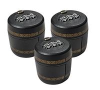 FELTECHELECTR 3 Pezzi Serratura Bottiglia Vino con Combinazione Cifre Tappo Sicurezza Riutilizzabile Antifurto per Whisky Vodka e Liquori Blocco per Bottiglie Spiriti e Birra Protezione per Bar