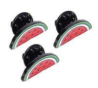FELTECHELECTR 3pezzi Spille Cocomero in Lega Resistente alla Deformazione, Spille da Cappello Cartoon Uniche per Donna, Accessori Moda Portatili per Festa e Quotidiano