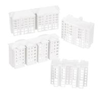 FELTECHELECTR 4 pezzi Miniature Edifici in Plastica per Micro Paesaggi Modelli Abitativi Realistici Leggeri e Compatti per Decorazioni e DIY Scenery