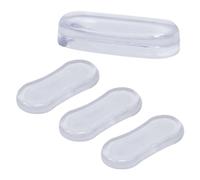 FELTECHELECTR 4 Pezzi Paracolpi Riduce Rumore per Sedile Wc in Silicone, | Sedile e Parti del Coperchio, Effetto Antiscivolo, Protegge le Cerniere, Adatto a Spazi Eleganti