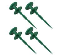 FELTECHELECTR 4 Pezzi Ruota Guida da Piegature e Torsioni Verde da Giardino in Plastica con Rullo Rotante, Protegge Piante e Prato Facile da Installare