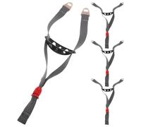 FELTECHELECTR 4pcs Cinturino Sottogola per Casco Regolabile con Coppa, Accessori Y-Shape per Caschi da Lavoro Industriali, Protezione Sicura per Operai in Edilizia e Industria