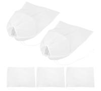 FELTECHELECTR 5 pezzi Sacchetti Filtranti in Nylon per Latte Vegetale Sacchetti Riutilizzabili Maglia Fine per Spremitura Rapida di Latte di Noci Yogurt e Tofu Filtro per Succhi di Frutta e Tè