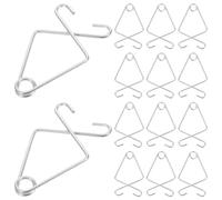 FELTECHELECTR 50 Pezzi Ganci da Soffitto a Clip per Controsoffitti, Ganci Leggeri Decorativi per Appendere Vasi, Decorazioni e Oggetti, Installazione Rapida senza Attrezzi per Casa, Aula