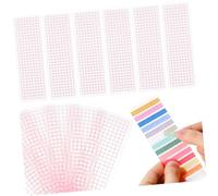 FELTECHELECTR 50 Pezzi Schede di Stoccaggio per Nastro Washi in Plastica Rosa, Organizer Pratico per Ufficio e Casa, Tavole Separate per Campioni di Nastro Adesivo, Design Compatto e Portatile