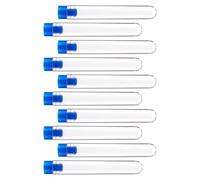 FELTECHELECTR 50 Provette con Tappo Blu Dimensioni 16X100 MM per Esperimenti Scientifici Centrifuga e Conservazione Liquidi Uso Laboratorio Scuola e Viaggi