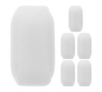 FELTECHELECTR 6 Pezzi Agitatore Magnetico Bianco in Ptfe Barra Cilindrica per Laboratorio Miscelatore Magnetico Facile da Pulire per Esperimenti Chimici Riutilizzabile