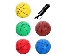 FELTECHELECTR 6 pezzi Mini Palloni da Basket Gonfiabili per Palline Morbide per Canestro Indoor Gioco Sicuro e Durevole per Ragazzi e Ragazze Accessorio per Allenamento e Divertimento