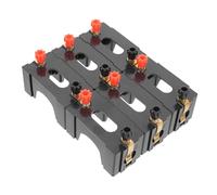 FELTECHELECTR 6 pezzi Porta Batterie Modello Didattico in Rame per Circuiti Elettrici Base Resistente e Facile da Usare per Dimostrazioni Scolastiche di Elettricità