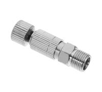 FELTECHELECTR Adattatore Connettore Sgancio Rapido e Aerografo per in Metallo Argento Filettatura 1/8 Pollice Accessorio per Compressore