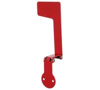 FELTECHELECTR Bandiera Installazione Rapida in Ferro Rossa per Cassetta Postale Accessorio Resistente per Aumentare Visibilità per Giardino e Comunità