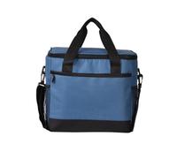 FELTECHELECTR Borsa Termica Oxford Blu Lunch Bag Isolante con Chiusura Zip Capiente e Pratica per Picnic Viaggio e Lavoro