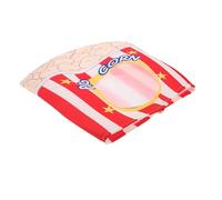 FELTECHELECTR Cappello Popcorn Bucket Costume Divertente per Feste Cinema e Carnevale Accessorio Originale per Foto di Natale e Party Tema Snack