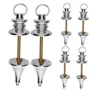 FELTECHELECTR Ciondolo A Pendolo Per Cerimonia Di Meditazione Portachiavi in ossidiana Pendolo Robotico Pendente Spirituale Catena Decorativa