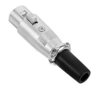 FELTECHELECTR Connettore Xlr Microfono Pin Femmina per Cavo Audio Spina Mic Professionale con Riduzione Rumore e Trasmissione Chiara per Mixer Registrazioni e Pubbliche Relazioni