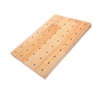 FELTECHELECTR Espositore in Legno per Cibo Supporto per Spiedini Bbq, Vassoio Rettangolare Versatile e Facile da Pulire, per Decorazioni Cucina e Buffet