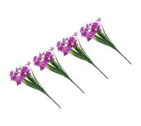 FELTECHELECTR Fiori Artificiali Decorativi e Realistici in Plastica Set 4 per Allestimenti da Tavolo ed Esercizi di Composizione Floreale