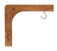 FELTECHELECTR Ganci da Parete in Legno per Piante Sospese, Robusti e Decorativi, per Balconi e Asili Nido, Stile Minimalista ed Elegante