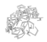FELTECHELECTR Ganci per Pannello Pegboard 20 Pezzi in Plastica, Facili da Usare e Resistenti, per Cucina e Stanza da Cucito, Organizzazione Efficiente degli Attrezzi