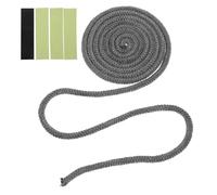 FELTECHELECTR Guarnizione Corda Stufa Resistente al Calore con Giunto per Porta Sigillante per Caldaie Forni e Legno Facile Installazione e Taglio Personalizzato