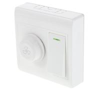 FELTECHELECTR Interruttore Combinato per Ventilatore da Soffitto e Luce Pannello di Controllo Modulare da Parete Dimmer LED Integrato Compatibile per Casa Smart e Ufficio