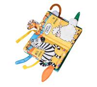 FELTECHELECTR Libro in Stoffa Morbida per Ragazzo Ragazza con Animali Portatile Gioco Educativo Sensoriale per Sviluppo Cognitivo Montessori