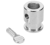 FELTECHELECTR Manicotto per Asta da Griglia in Metallo Lucido, Accessorio per Girarrosto Barbecue, Resistente per Grigliate all'Aperto Famiglia e Amici