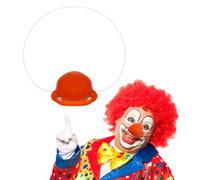 FELTECHELECTR Naso da Clown Rosso Che Suona Il Clacson Pagliaccio Nasale da Carnevale Primo Viso in Schiuma Pagliacci Accessorio per Cosplay Halloween Costume da Clown per Divertente