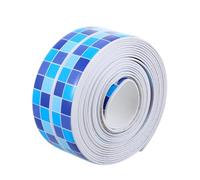 Feltechelectr Nastro Sigillante Autoadesivo Impermeabile Per Cuciture Bagno E Cucina Striscia Mosaico Resistente Per Vasca Doccia E Piscina Facile Da Usare E Adattabile a Fessure