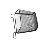 FELTECHELECTR Organizer da Scrivania per Ufficio, Cestino Sospeso Multiuso in Ferro Nero, Scaffale Portaoggetti Portapenne, Contenitore Sospeso per Penne e Documenti, Organizer per Spazi