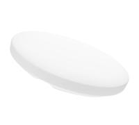 FELTECHELECTR Paralume in Pvc Bianco Rotondo per Plafoniera da Cucina e Corridoio, Design Minimalista Base Stabile, Copertura Luce LED Antiabbagliamento Versatile
