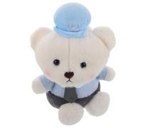 FELTECHELECTR Peluche Orsetto Poliziotto Morbido e Coccoloso Giocattolo Imbottito per Regalo Compleanno Favorisce Gioco Immaginativo e Comfort Notturno