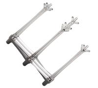 FELTECHELECTR Porta Tazze da Tavolo Retrattile in Abs e Pp, Organizer per Bicchieri a Forma di Rami D'albero, Capacità Fino a 7 Tazze, per Tavoli da Caffè e Credenze