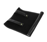 FELTECHELECTR Portadadi Arrotolabile - Borsa Da Viaggio Per Dadi - Organizer Portatile Con Cerniera - Piccola Custodia Per Dadi - Nero - Arrotolabile E Compatto
