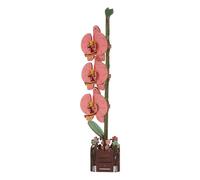 FELTECHELECTR Puzzle in Legno Fiore Phalaenopsis Kit da Assemblare per Adulti e Famiglie Modellino Botanico Artigianale per Decorazione Casa e Regalo Compleanno