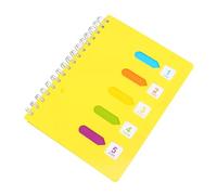 FELTECHELECTR Quaderno a Spirale Laterale Giallo per Studenti Carta Spessa e Liscia, Quaderno per Appunti e Diario, per Attività Scolastiche e Feste di Compleanno