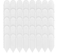 FELTECHELECTR Recinzione da Giardino Pannello Decorativo Riutilizzabile e Lucidato Finemente in Plastica Bianca 5 Pezzi per Bordure Esterne e Sentieri del Giardino Fai da Te