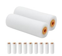 FELTECHELECTR Rullo in Spugna ad Alta Densità 12 Pezzi per Pittura Efficiente su Porte e Armadi, Mini Rullo Versatile per Vernice Muro e Soffitto