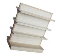 FELTECHELECTR Scaffale Mini in Legno Supermercato Decorazione Creativa per Casa delle Bambole Accessorio Resistente e Decorativo per Stanze in Miniatura