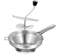 FELTECHELECTR Schiacciapatate Manuale in Acciaio 1 Pezzo per Purè di Patate Zucca e Patate Dolci Utensile da Cucina senza Elettricità Facile da Pulire e Silenzioso per Uso Domestico