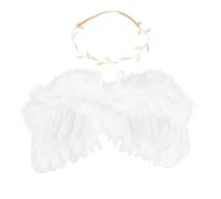 FELTECHELECTR Set 1 Fascia per Capelli con Piume Simulate Leggere e Morbide, Accessorio per Foto e Decorazioni per Feste o Addobbi Natalizi
