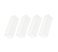 FELTECHELECTR Set da 4 Cuvette di Vetro Trasparente da Laboratorio, Cuvette Spettrofotometriche Lunghezza Percorso 10 Mm, per Analisi Comparativa e Uso Scientifico in Laboratorio