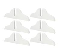 FELTECHELECTR Set da 6 Piedini per Schermo Divisorio in Plastica Bianca, Supporto Affidabile per Divisori da Stanza, per Ambienti Domestici Dinamici