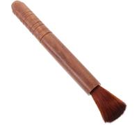 FELTECHELECTR Spazzola in Legno e Setole per Pulizia Teiera, Pennello per Cerimonia del Tè con Manico in Legno Marrone, Strumento Essenziale per Accessori da Tè Gongfu